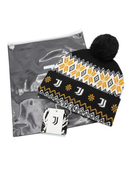 CAPPELLO PONPON JACQUARD 52%VI 30%PL 18%PA JUVENTUS
