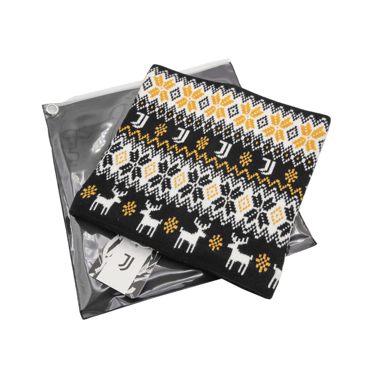 SCALDACOLLO JACQUARD INTERNO PILE 52%VI 30%PL 18%PA JUVENTUS
