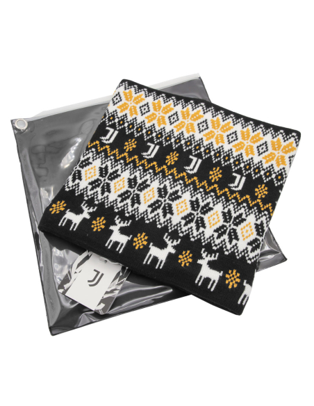 SCALDACOLLO JACQUARD INTERNO PILE 52%VI 30%PL 18%PA JUVENTUS
