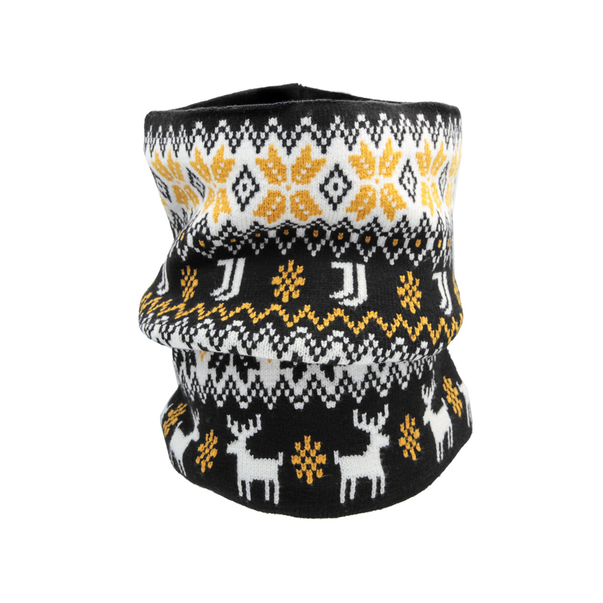 SCALDACOLLO JACQUARD INTERNO PILE 52%VI 30%PL 18%PA JUVENTUS