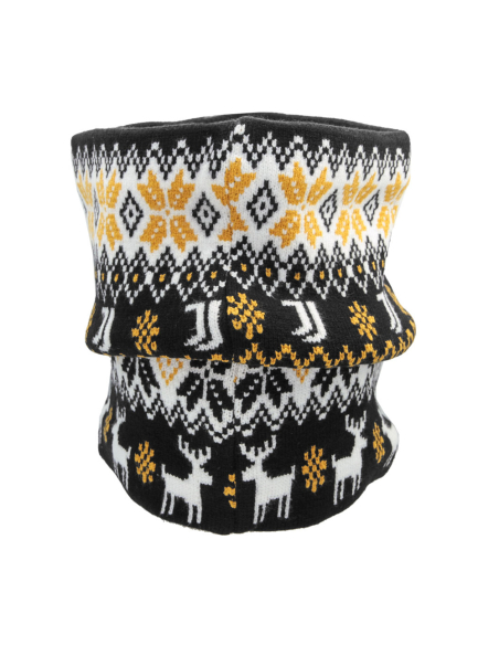 SCALDACOLLO JACQUARD INTERNO PILE 52%VI 30%PL 18%PA JUVENTUS