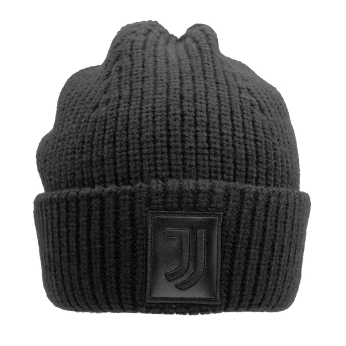 CAPPELLO SKIPPER NERO PATCH PELLE RICAMATO 47%PC 31%PL 22%NY JUVENTUS 2