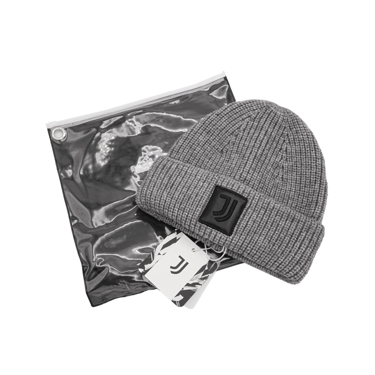 CAPPELLO SKIPPER GRIGIO PATCH PELLE RICAMATO 47%PC 31%PL 22%NY JUVENTUS