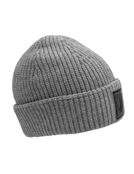 CAPPELLO SKIPPER GRIGIO PATCH PELLE RICAMATO 47%PC 31%PL 22%NY JUVENTUS