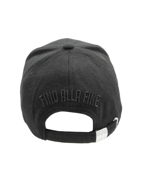 CAPPELLO BASEBALL FELTRO RICAMO NERO 100%PL JUVENTUS