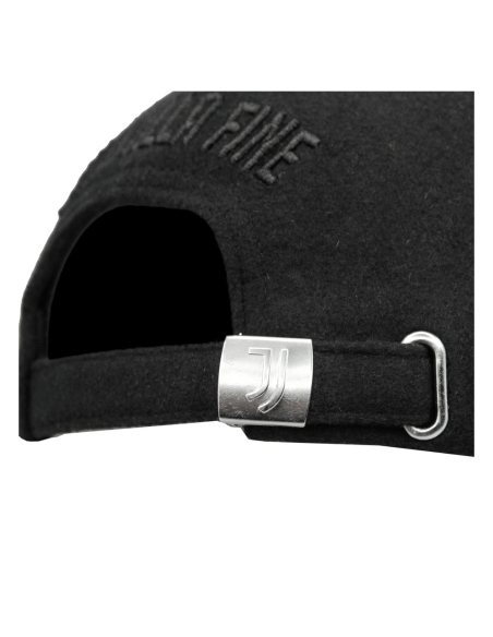 CAPPELLO BASEBALL FELTRO RICAMO NERO 100%PL JUVENTUS