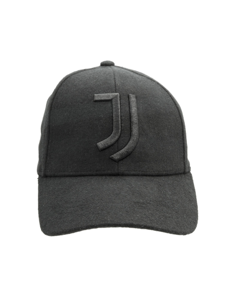 CAPPELLO BASEBALL FELTRO RICAMO NERO 100%PL JUVENTUS