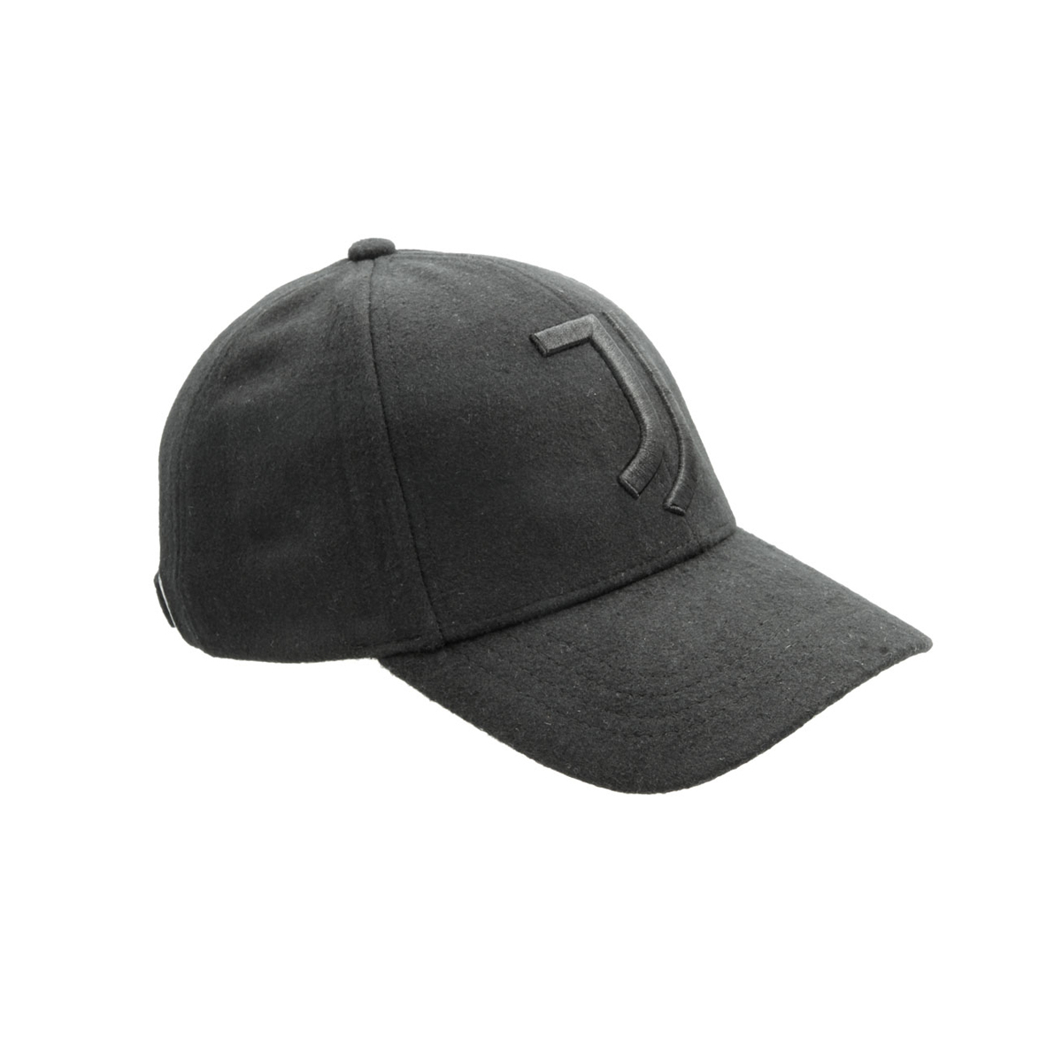 CAPPELLO BASEBALL FELTRO RICAMO NERO 100%PL JUVENTUS