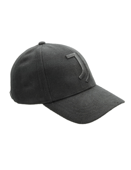 CAPPELLO BASEBALL FELTRO RICAMO NERO 100%PL JUVENTUS