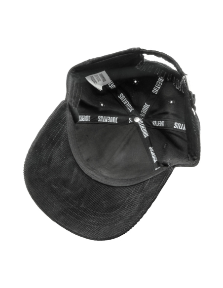 CAPPELLO BASEBALL VELLUTO RICAMO NERO 100%CO JUVENTUS