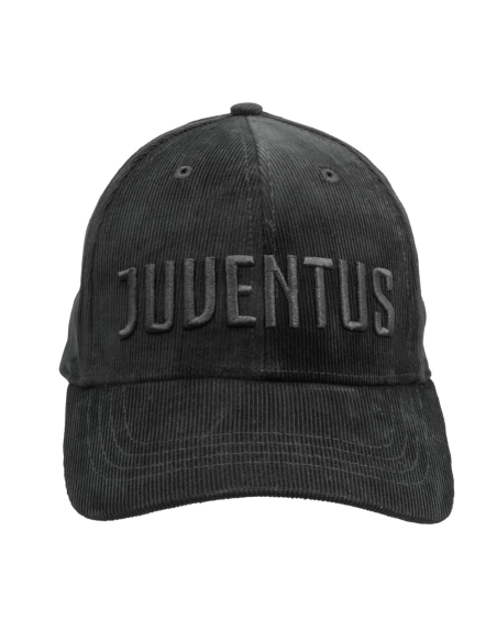 CAPPELLO BASEBALL VELLUTO RICAMO NERO 100%CO JUVENTUS