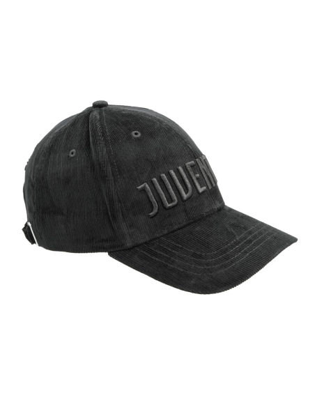 CAPPELLO BASEBALL VELLUTO RICAMO NERO 100%CO JUVENTUS