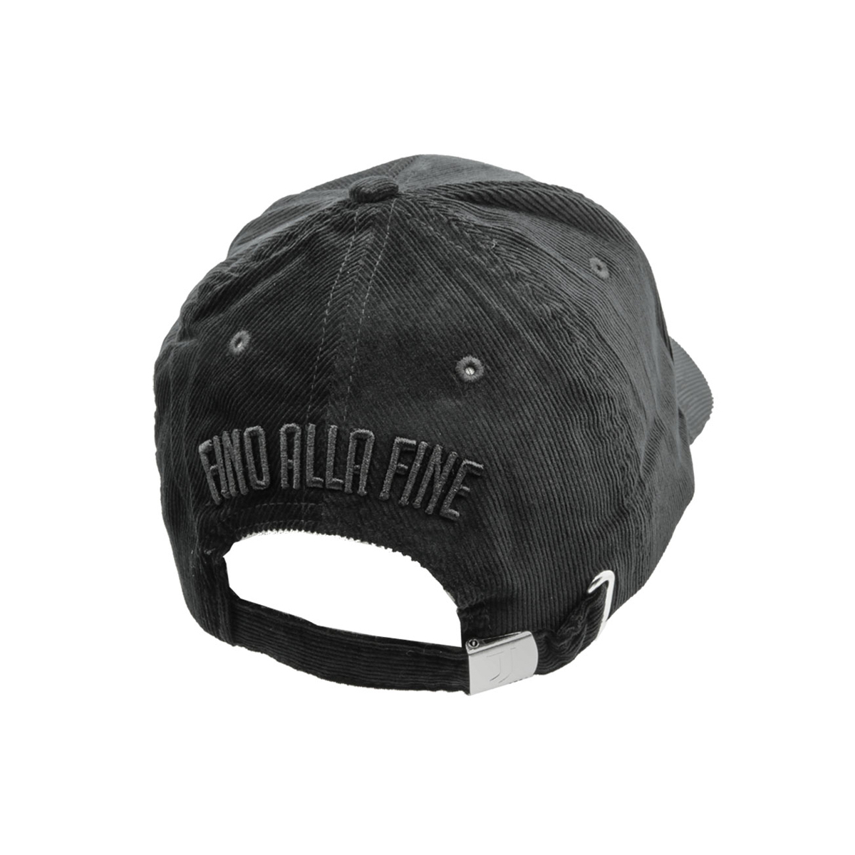 CAPPELLO BASEBALL VELLUTO RICAMO NERO 100%CO JUVENTUS