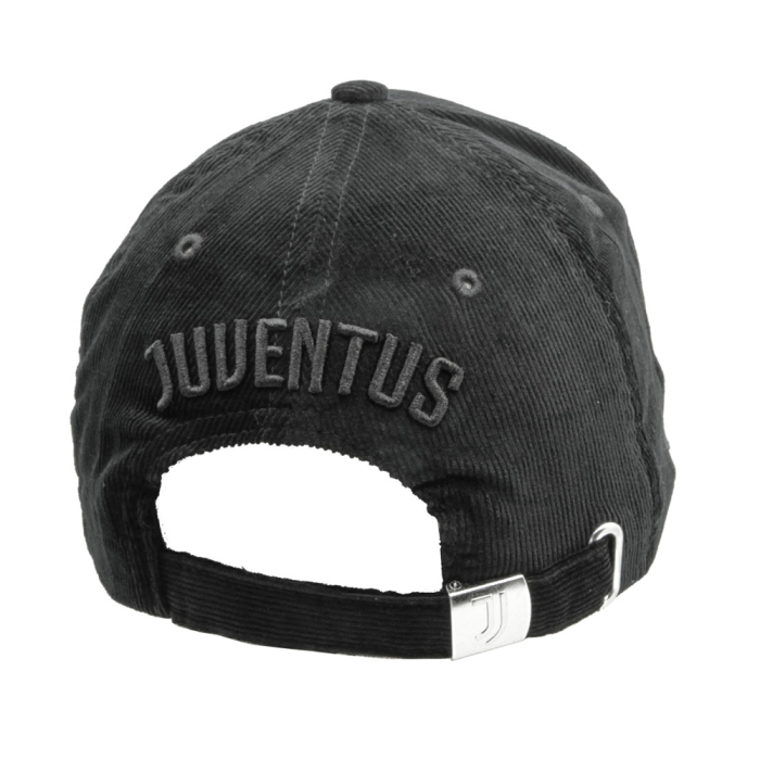 CAPPELLO BASEBALL VELLUTO RICAMO NERO 100%CO JUVENTUS 2