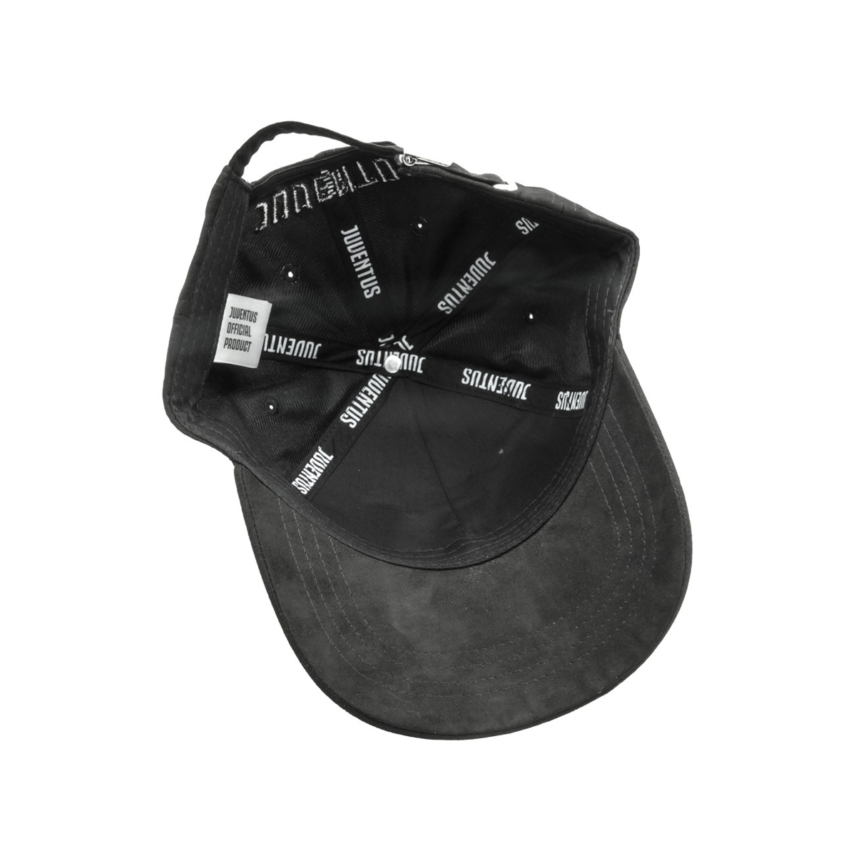 CAPPELLO BASEBALL ALCANTARA RICAMO NERO 100%PL JUVENTUS