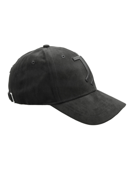 CAPPELLO BASEBALL ALCANTARA RICAMO NERO 100%PL JUVENTUS