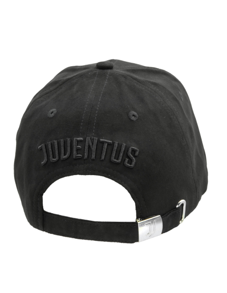 CAPPELLO BASEBALL ALCANTARA RICAMO NERO 100%PL JUVENTUS