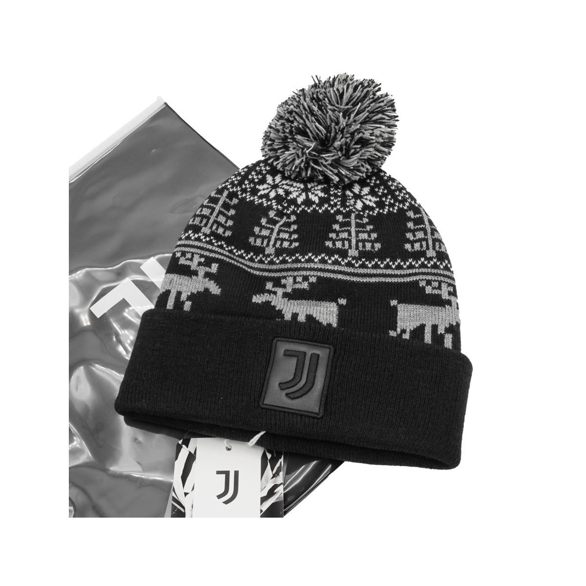 CAPPELLO JACQUARD PATCH PELLE 50%PC 50%PL JUVENTUS