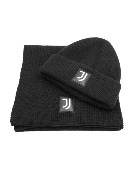 SET SCIARPA E CAPPELLO CON RICAMO IN BOX 47%PC 31%PL 22%NY JUVENTUS