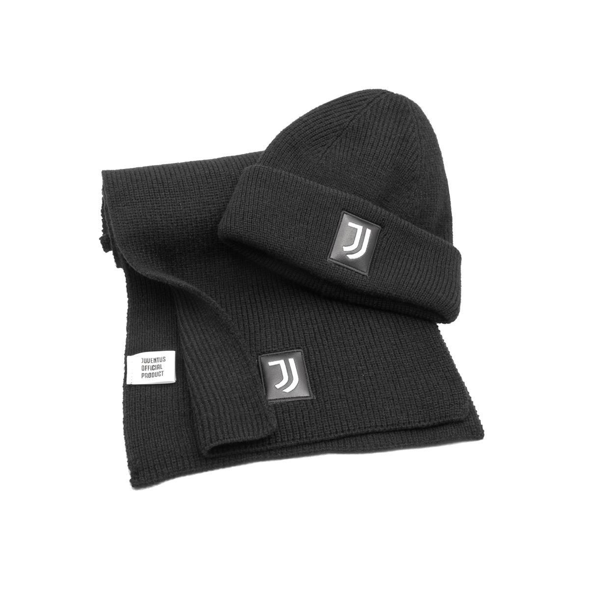SET SCIARPA E CAPPELLO CON RICAMO IN BOX 47%PC 31%PL 22%NY JUVENTUS