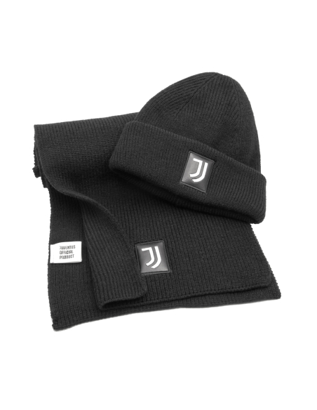 SET SCIARPA E CAPPELLO CON RICAMO IN BOX 47%PC 31%PL 22%NY JUVENTUS