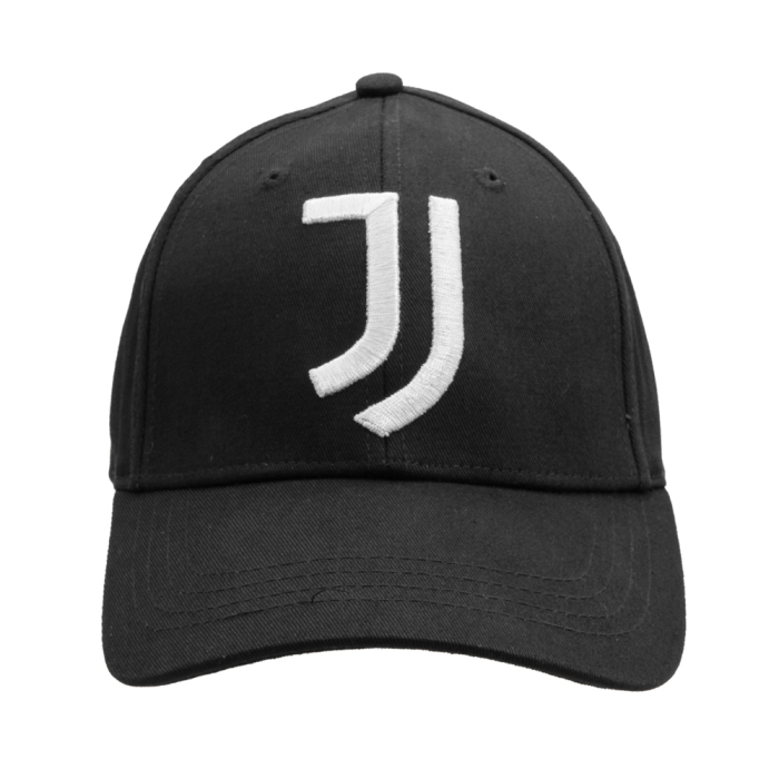 CAPPELLO BASEBALL COTONE LOGO RICAMO ARGENTO 100%CO JUVENTUS