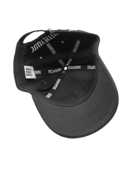 CAPPELLO BASEBALL COTONE LOGO RICAMO ARGENTO 100%CO JUVENTUS