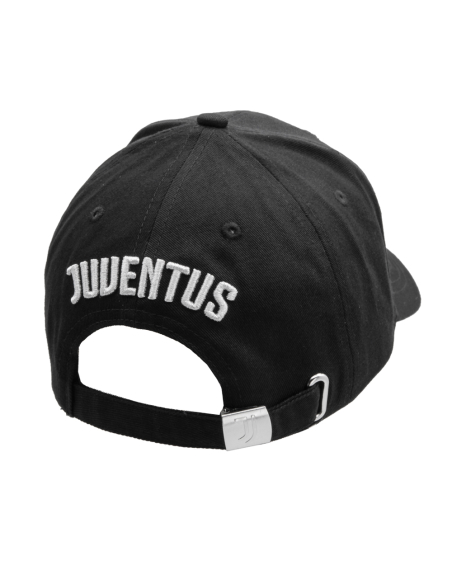 CAPPELLO BASEBALL COTONE LOGO RICAMO ARGENTO 100%CO JUVENTUS