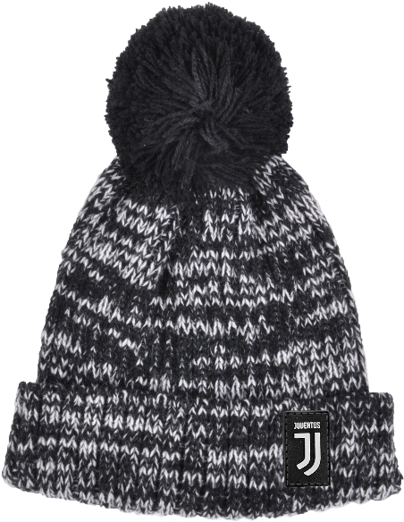 Cappello Ponpon Bicolore Baby 50%pc/50%co Juventus - Imma Italy