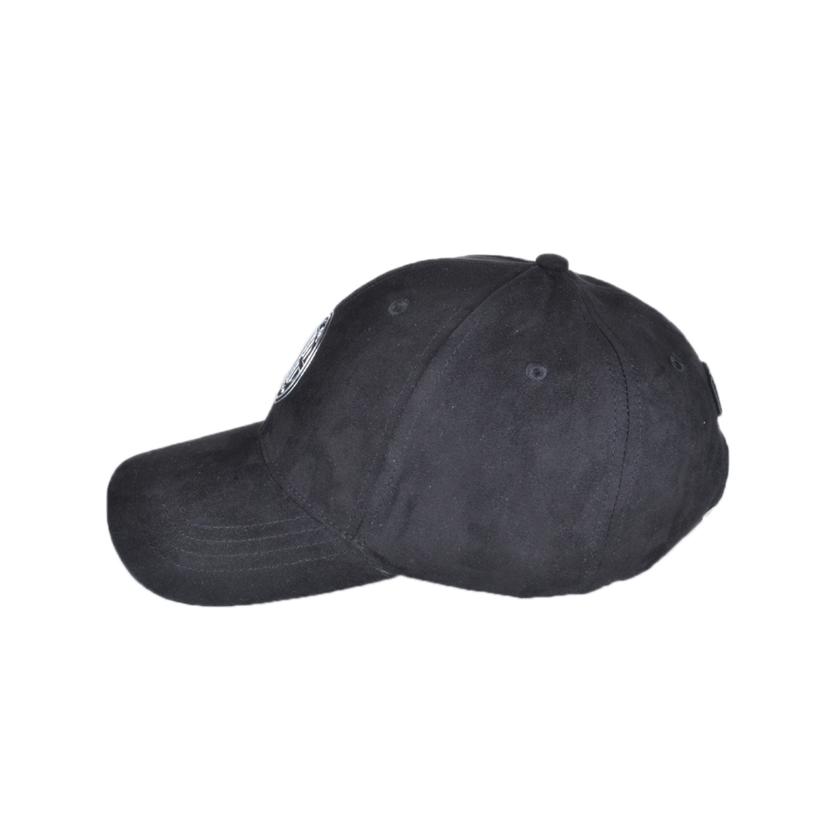 CAPPELLO BASEBALL ALCANTARA LOGO METAL 100%PL MILAN