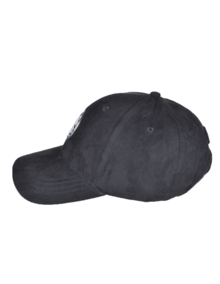 CAPPELLO BASEBALL ALCANTARA LOGO METAL 100%PL MILAN