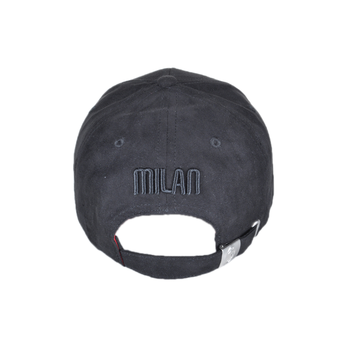 CAPPELLO BASEBALL ALCANTARA LOGO METAL 100%PL MILAN