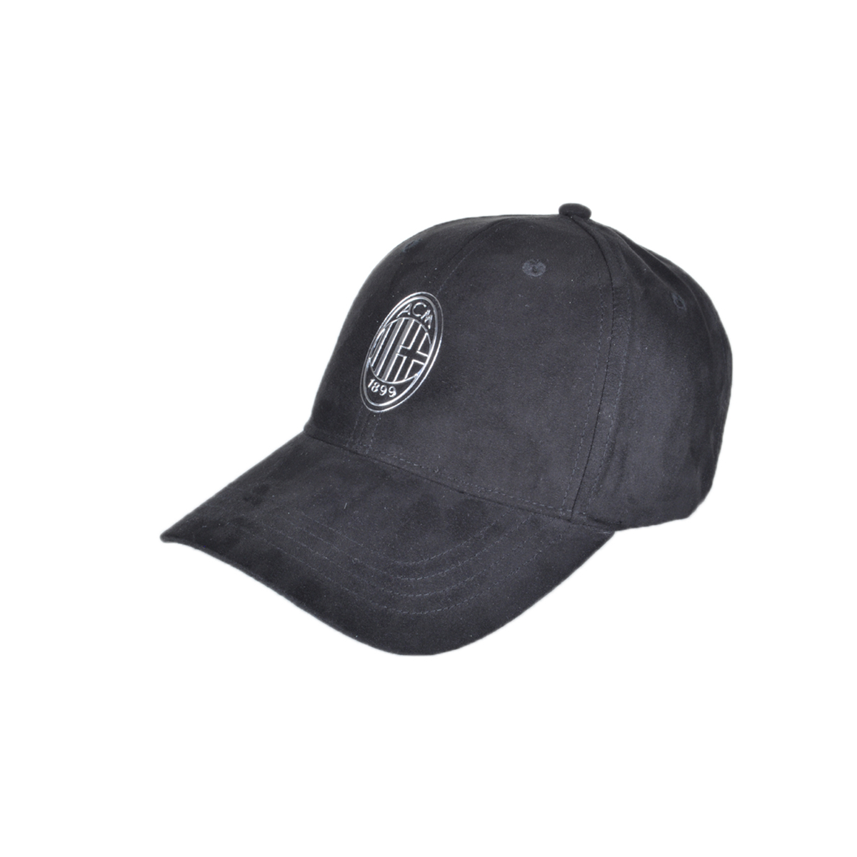 CAPPELLO BASEBALL ALCANTARA LOGO METAL 100%PL MILAN