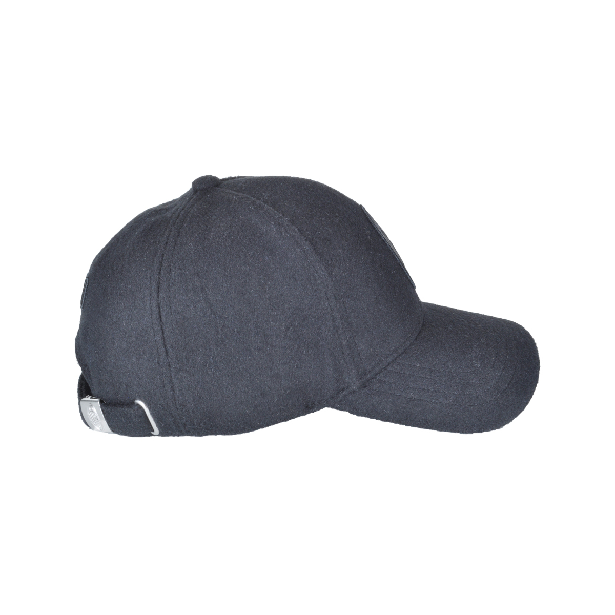 CAPPELLO BASEBALL FELTRO RICAMO NERO 100%PL MILAN