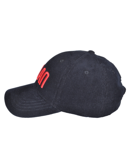 CAPPELLO BASEBALL VELLUTO RICAMATO 100%CO MILAN