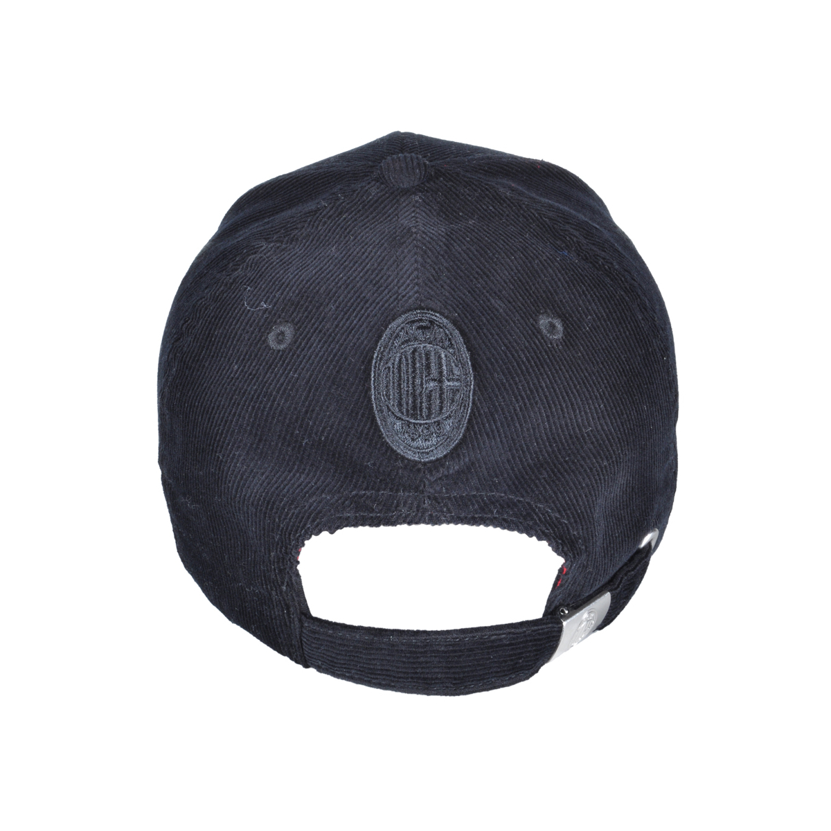 CAPPELLO BASEBALL VELLUTO RICAMATO 100%CO MILAN
