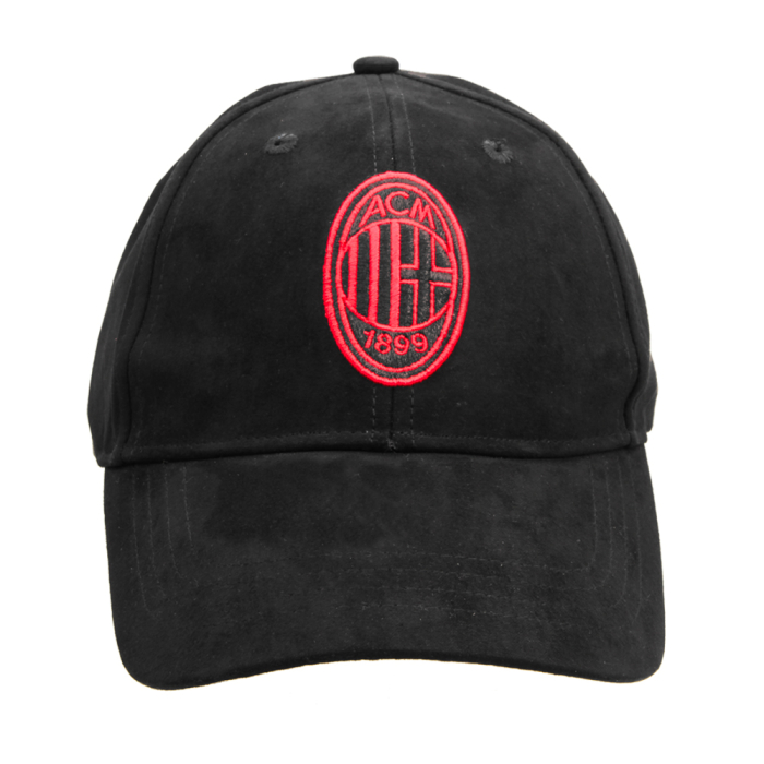CAPPELLO BASEBALL ALCANTARA RICAMATO 100%PL MILAN