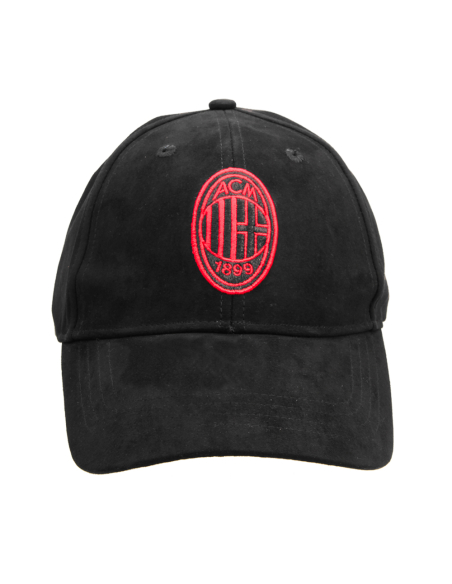 CAPPELLO BASEBALL ALCANTARA RICAMATO 100%PL MILAN