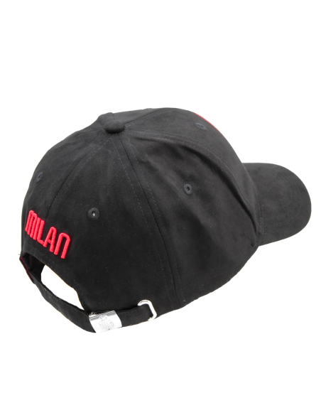 CAPPELLO BASEBALL ALCANTARA RICAMATO 100%PL MILAN
