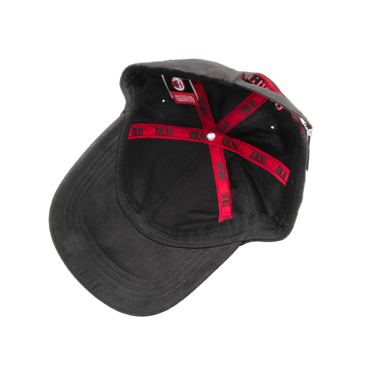 CAPPELLO BASEBALL ALCANTARA RICAMATO 100%PL MILAN