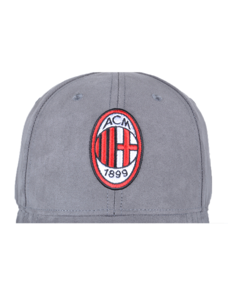 CAPPELLO BASEBALL ALCANTARA RICAMATO 100%PL MILAN