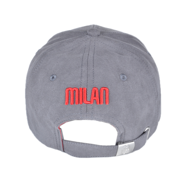 CAPPELLO BASEBALL ALCANTARA RICAMATO 100%PL MILAN 2