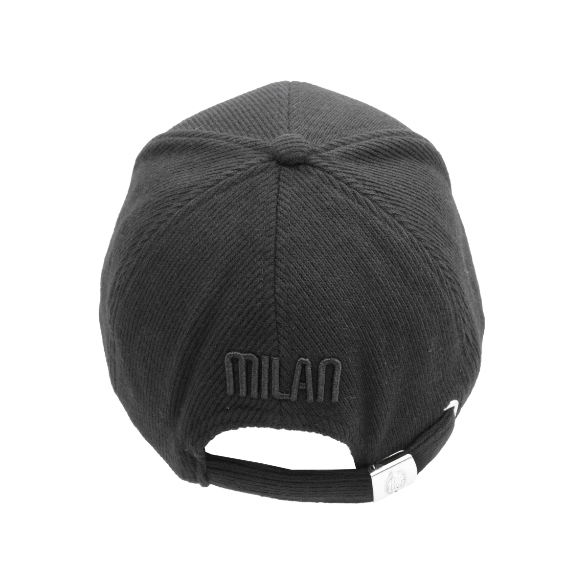 CAPPELLO BASEBALL MAGLIA RICAMO NERO 65%PL 25%PC 10%VI MILAN