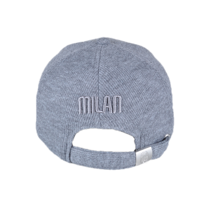 CAPPELLO BASEBALL MAGLIA RICAMATO 65%PL 25%PC 10%VI MILAN 2