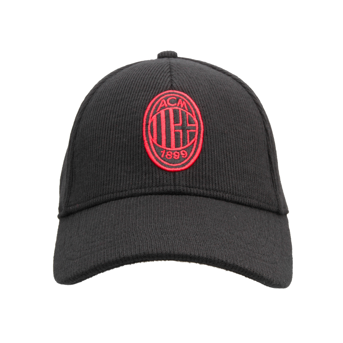 CAPPELLO BASEBALL MAGLIA RICAMO ROSSO 65%PL 25%PC 10%VI MILAN
