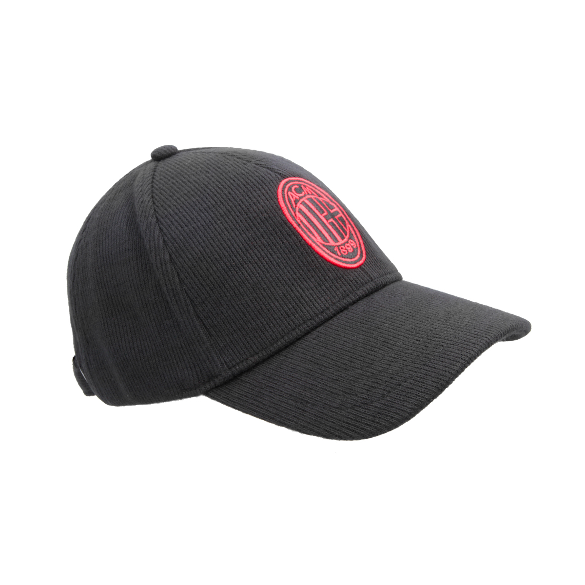 CAPPELLO BASEBALL MAGLIA RICAMO ROSSO 65%PL 25%PC 10%VI MILAN