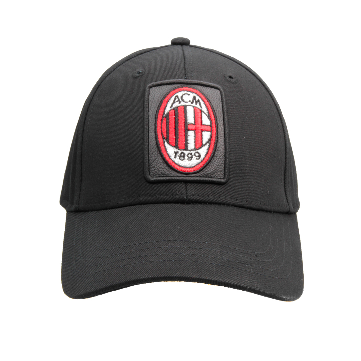 CAPPELLO BASEBALL PATCH PELLE RICAMATO 100%CO MILAN