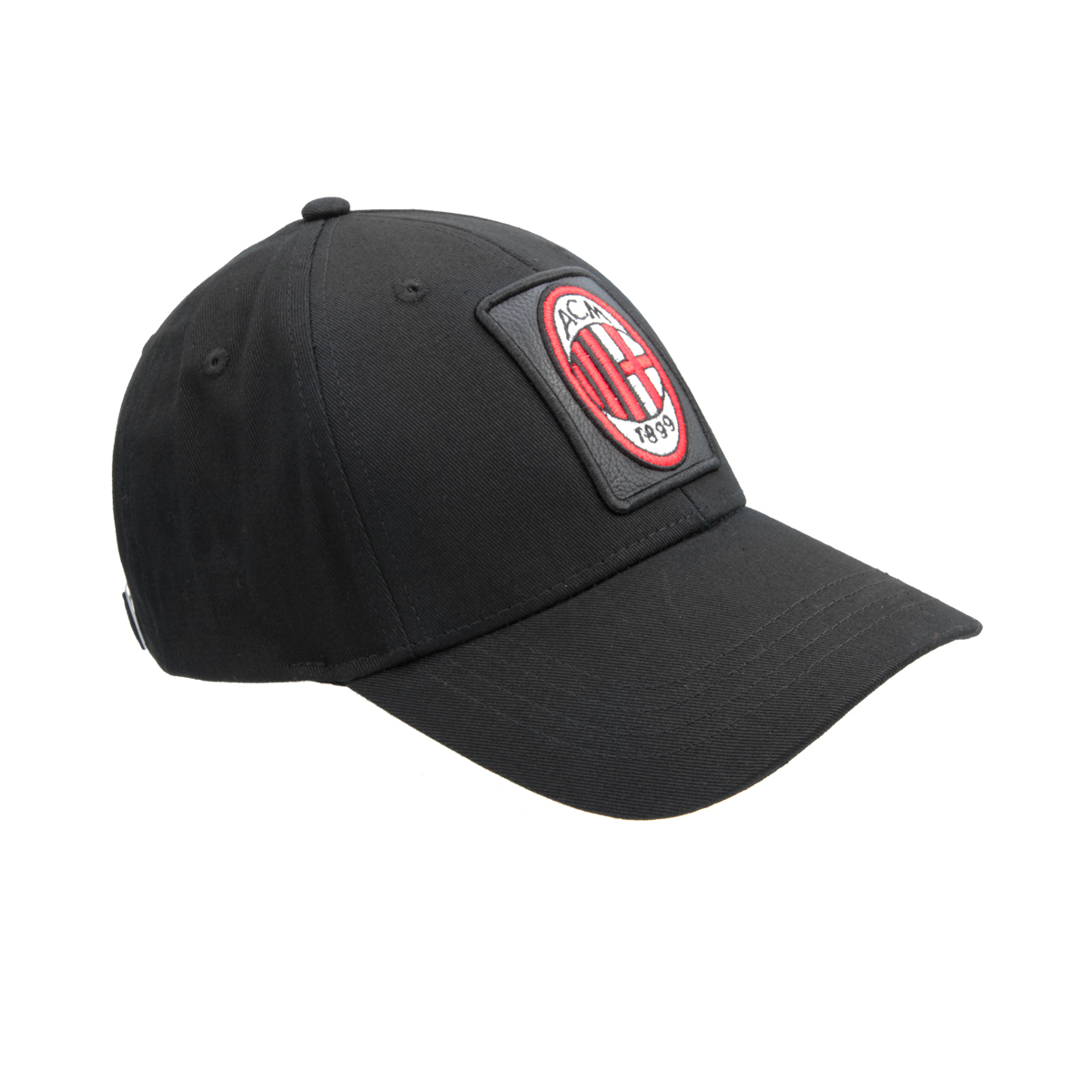 CAPPELLO BASEBALL PATCH PELLE RICAMATO 100%CO MILAN