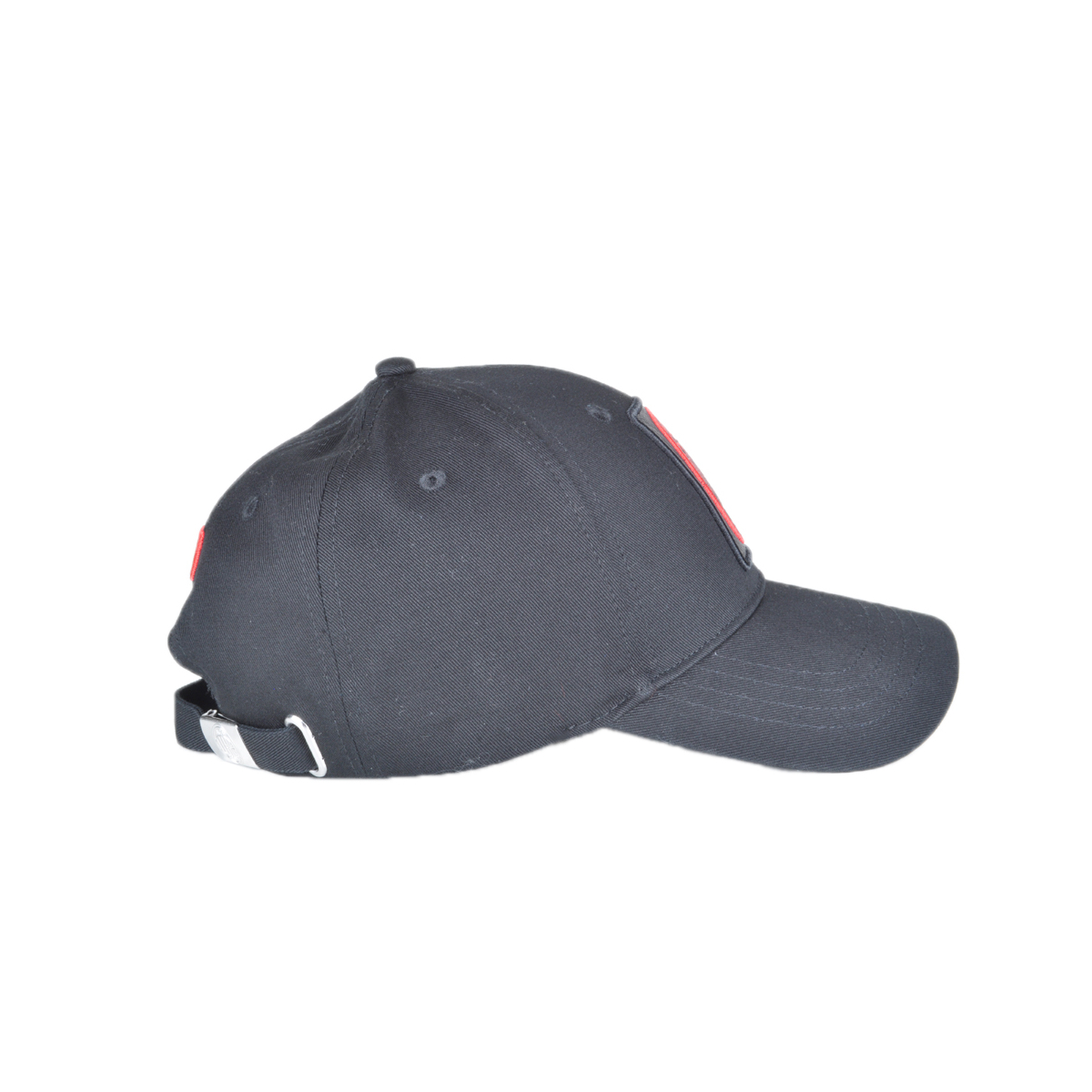 CAPPELLO BASEBALL PATCH PELLE RICAMATO 100%CO MILAN