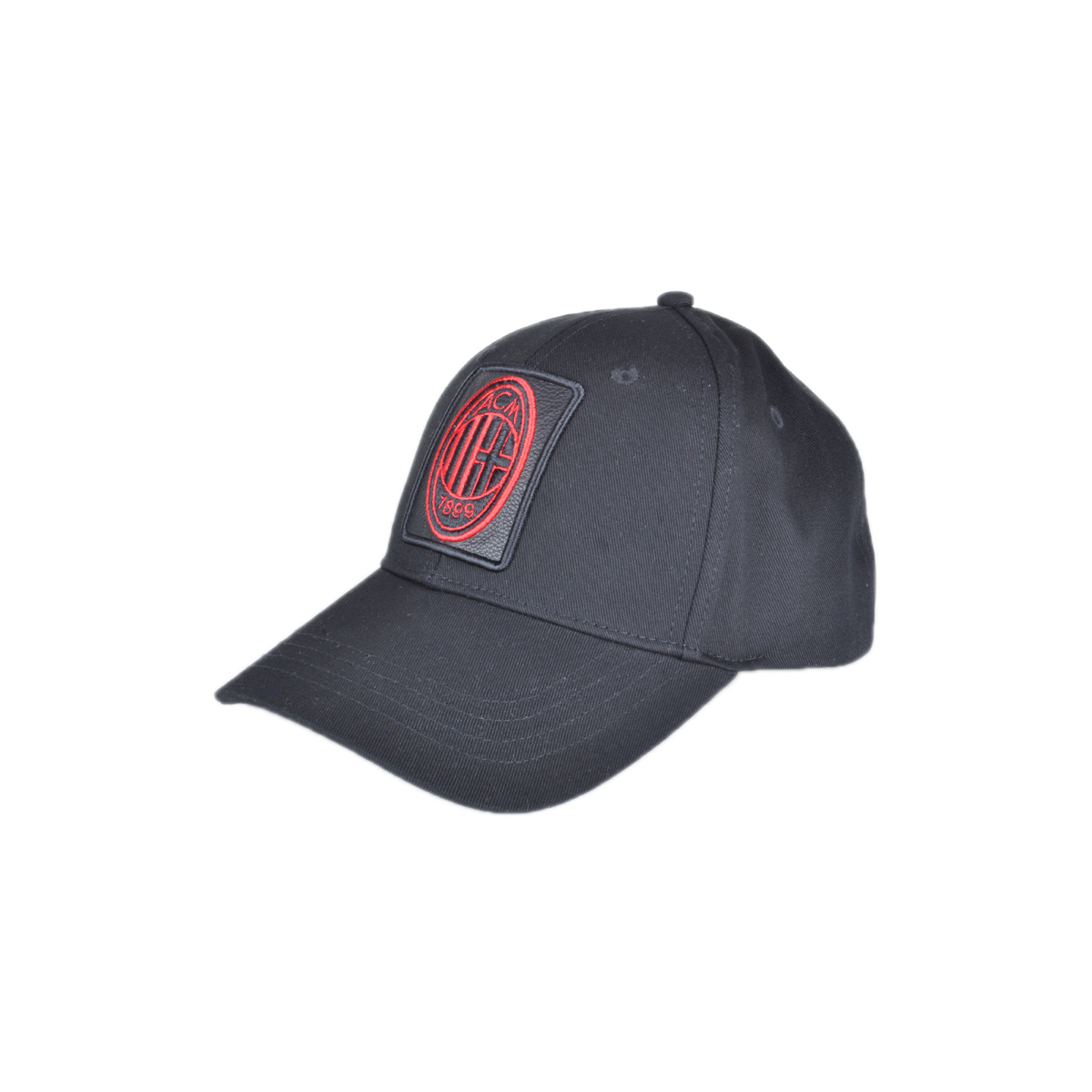 CAPPELLO BASEBALL PATCH PELLE RICAMATO 100%CO MILAN